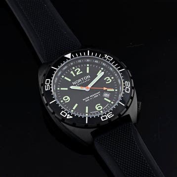 Norton - Marine Black - Automatic Diver 200M - PVD Nero -