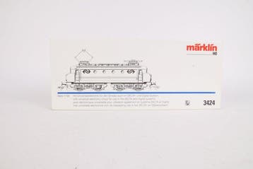 Märklin H0 - 3424 - Elektrische locomotief (1) - 1117, blauw
