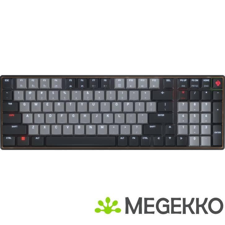 CHERRY KW 550 MX Low Profile Zwart Draadloos Toetsenbord, Computers en Software, Toetsenborden, Nieuw, Verzenden