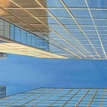 Arthur Carpentier - sky building 1, Antiek en Kunst