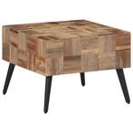 vidaXL Salontafel 55x55x40 cm massief gerecycled teakhout, Verzenden, Nieuw