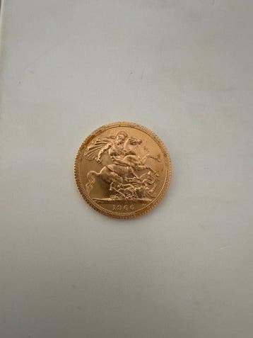 Verenigd Koninkrijk. Elizabeth II. Sovereign 1966, Postzegels en Munten