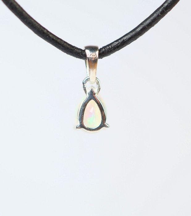 Ethiopisch opaal / Welo-opaal Hanger / nieuw- 0.42 g - (1), Verzamelen, Mineralen en Fossielen