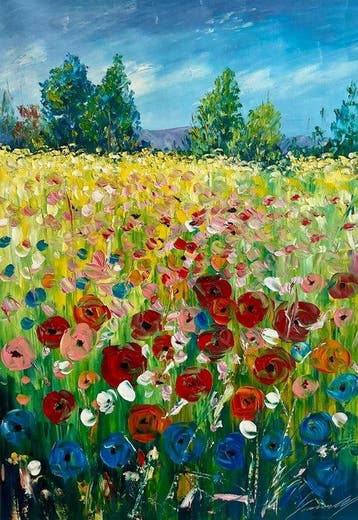 Yuni R. P 73 x 104 cm - Esplendor y Luz en el Prado de