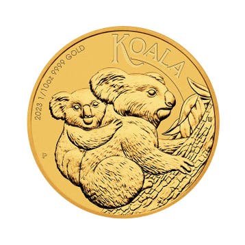 Gouden Koala munt 2023 1/10 troy ounce