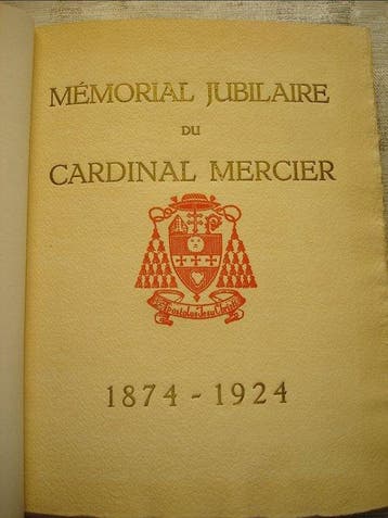 Diverse - Cardinal Mercier Kardinaal memorial Jubilaire 1874