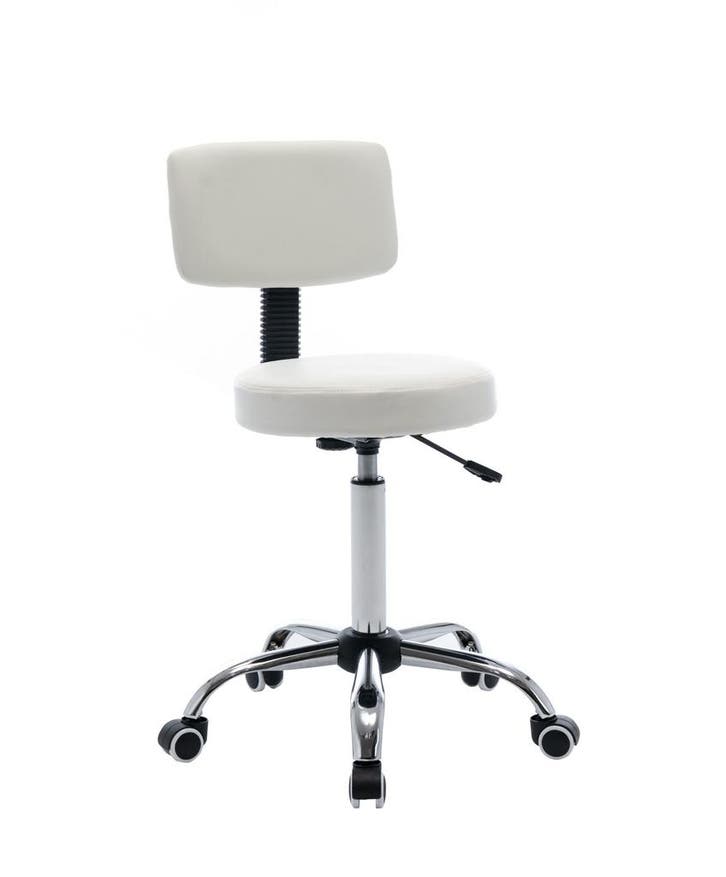 Alora - Tabouret Comfort - Zadelkruk - Wit - Kruk -, Tuin en Terras, Hand-tuingereedschap, Nieuw