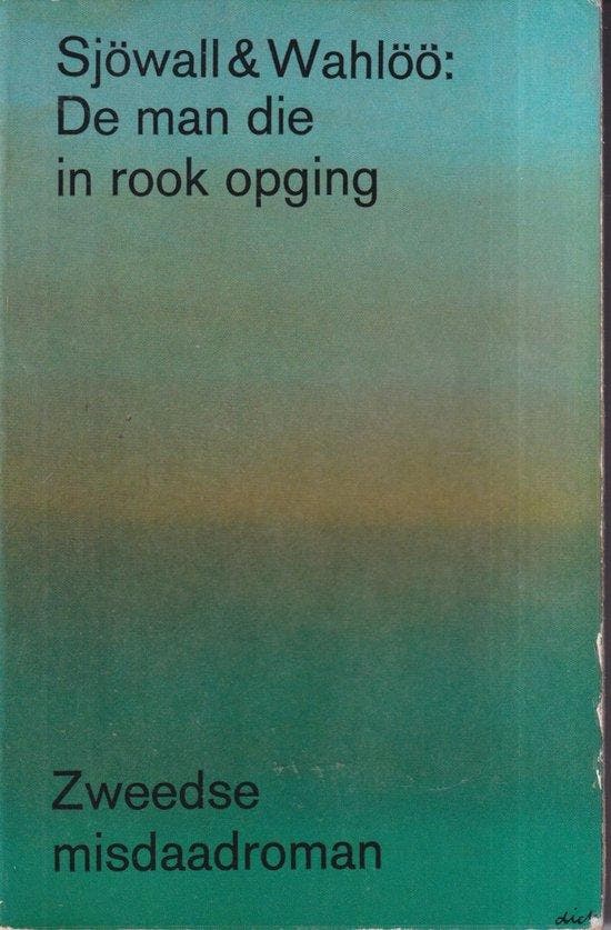 Man die in rook opging - Sjöwall, Boeken, Thrillers, Verzenden