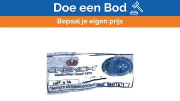 Bieden: Cranchi Zaffiro 36 blue coated cockpit anti-slip Ca, Watersport en Boten, Ophalen of Verzenden, Nieuw