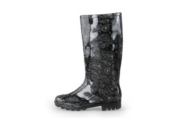 Xq Footwear Regenlaarzen in maat 39 Zwart, Verzenden, Regenlaarzen
