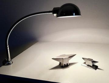 Lampe de table - Lampe datelier de Goldsmith - Acier