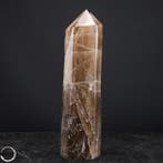 Natuurlijke rookkwarts-obelisk – warme transparantie met