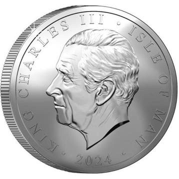 Isle of Man. 1 Angel 2024 1 oz Isle of Man The Angel Silver, Postzegels en Munten