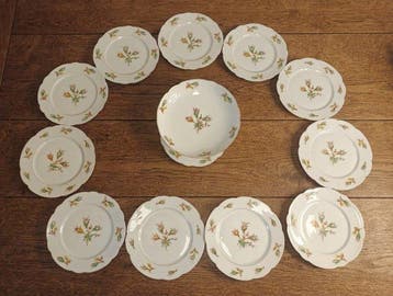Dessertservies (13) - Porselein