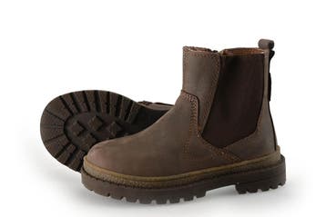 Ton & Ton Enkellaarzen Jongens in maat 25 Bruin, Kinderen en Baby's, Kinderkleding | Schoenen en Sokken, Verzenden, Jongen of Meisje