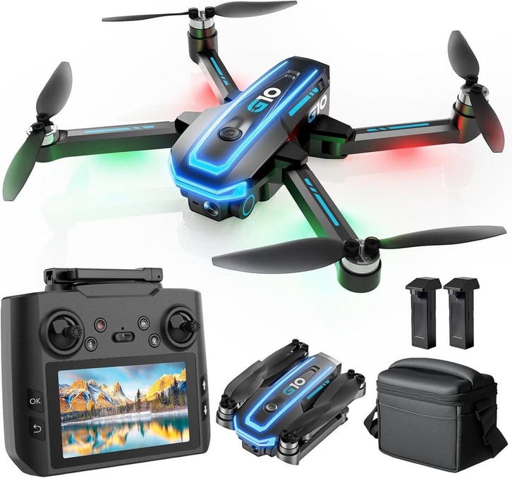 G10 FPV Drone 4K: C0-klasse, 37% korting, retour deal voo..., TV, Hi-fi & Vidéo, Drones, Envoi