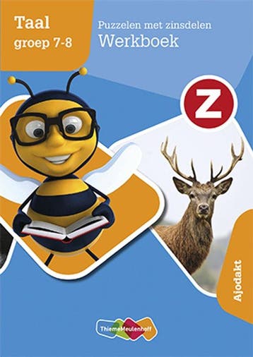 groep 7-8 Puzzelen met zinsdelen Ajodakt / Z-Taal Werkboek, Boeken, Schoolboeken, Verzenden, Zo goed als nieuw, Ofke Teekens