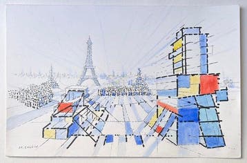 Jean Pierre Collin (1935-2025) - Paris - Tour Eiffel -