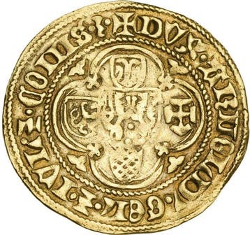 Nederland, Gelderland Arnold von Egmond. Gouden Florijn