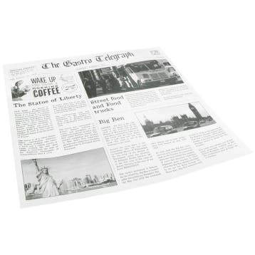 Vetvrij Papier | Krantenprint | 300 Stuks | 300x300mm Sier, Verzenden, Nieuw in verpakking