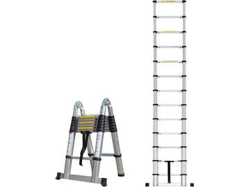 Veiling - Herzberg HG5560-Aluminium Telescoop Ladder 5.60 m, Doe-het-zelf en Bouw, Ladders en Trappen, Nieuw