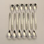 Art Deco (1925-1935) - Set lange zware theelepels -