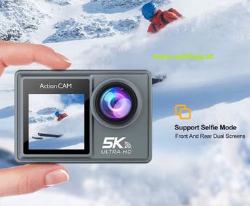 5K actioncamera action camera pro go 12 13 EIS touchscreen *, Verzenden