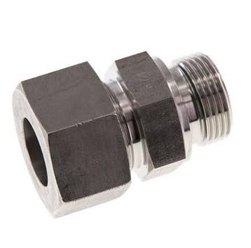 G 1 Male x 25S Anneau de coupe droit en acier inoxydable, Verzenden, Nieuw