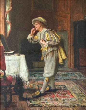 Francis Sydney Muschamp R.B.A. (1851-1929) - A young man