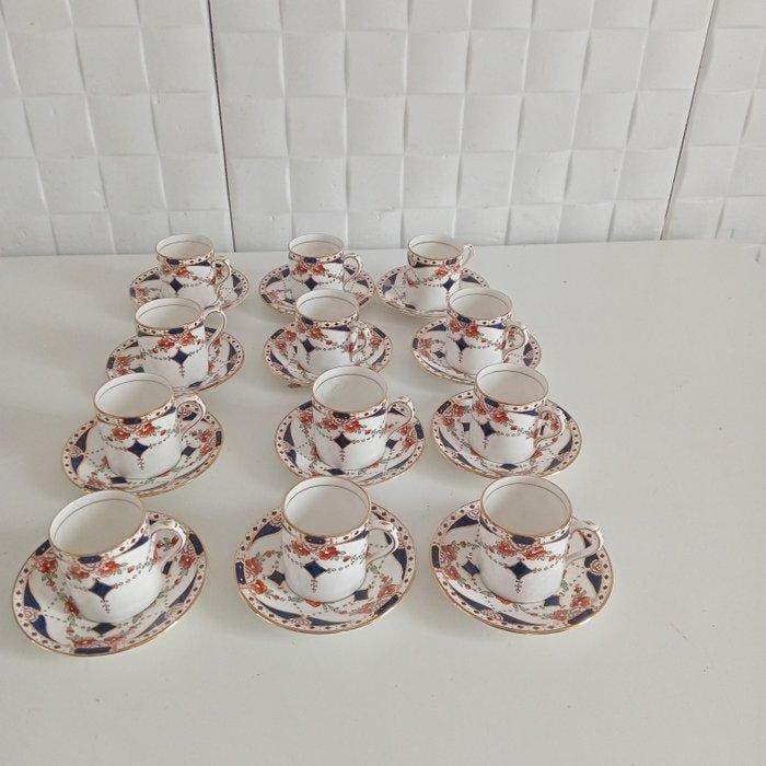 Royal Grafton - Koffieservies (24) - 4539 - Been, Porselein,, Antiquités & Art, Antiquités | Verre & Cristal