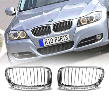 CALANDRES BMW E90 E91 08-12 CHROMÉ, Verzenden