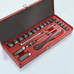 Smoos Dopsleutelset 3/8opname 24-delig Engels - Smoos, Doe-het-zelf en Bouw, Ophalen of Verzenden, Nieuw
