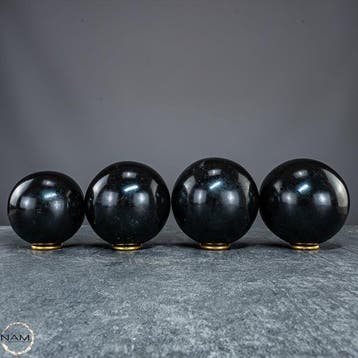 Tijdloze kracht – Zwart toermalijn bolletjes-set Krachtige