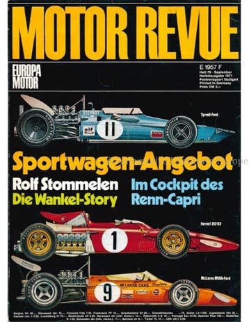 1970 MOTOR REVUE MAGAZINE 79 DUITS, Ophalen of Verzenden, Nieuw