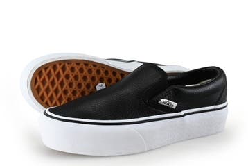 Vans Instappers Jongens in maat 34½ Zwart, Verzenden, Schoenen