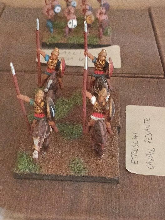 Figuur - Miniature storiche dipinte: opliti etruschi con, Enfants & Bébés, Jouets | Autre