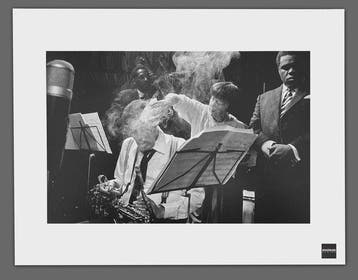 Guy Le Querrec - Magnum Photos - Dexter Gordon (Mitte),