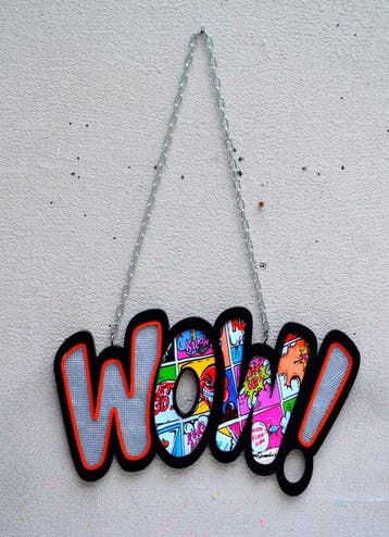 Patrycja Mroczkowska - Wow on a chain 3D Pop Art XL