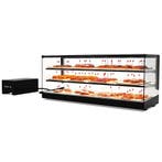 Tapasvitrine | LOGIC | Zwart | +2°C/+6°C | Statisch | 3, Zakelijke goederen, Verzenden, Nieuw in verpakking