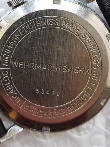 ARSA - Wehrmachtswerk – black military dial – cal. Unitas