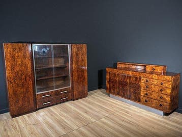 Credenza (2) - Hout, Glas, Antiek en Kunst