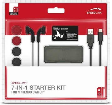 Speedlink 7-IN-1 Starter Kit - Zwart - Switch (Nintendo, Ophalen of Verzenden, Nieuw
