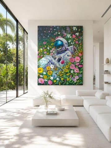 Yuni R. P - La Tierra Prometida: El Astronauta y el Jardín