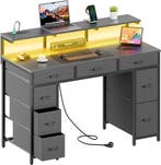 Bureau - Computertafel - Computerbureau - 120x50 cm - Grijs, Verzenden, Nieuw