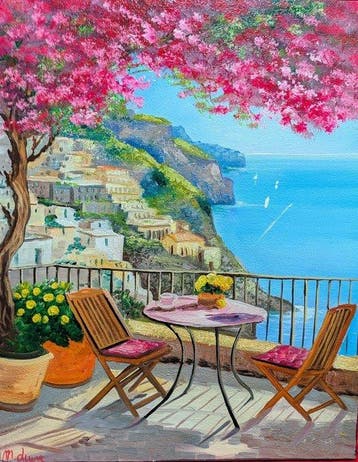 Michele Luna (1980) - Terrazza panoramica sulla costiera