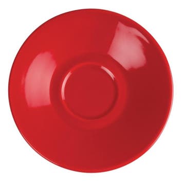 Schotels | CAFÉ | Keramiek | Rood | 12 Stuks | Ø117mm, Verzenden, Nieuw in verpakking