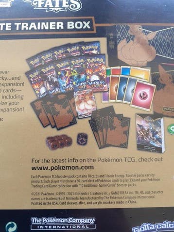 Pokémon - 1 Elite trainer box - Shining Fates Elite Trainer, Nieuw