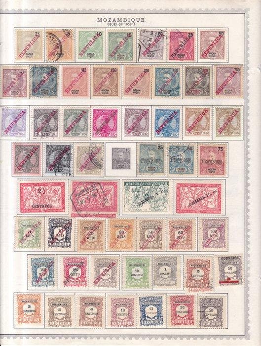 Mozambique 1887/1982 - Postzegelverzameling en series, Postzegels en Munten, Postzegels | Europa | Spanje