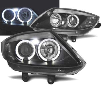 PHARES BMW Z4 E85 03-09 ANGEL EYES FOND NOIR LED, Autos : Pièces & Accessoires, Verzenden, Neuf