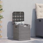 vidaXL Opbergbox voor in de tuin 90 L bruin, Verzenden
